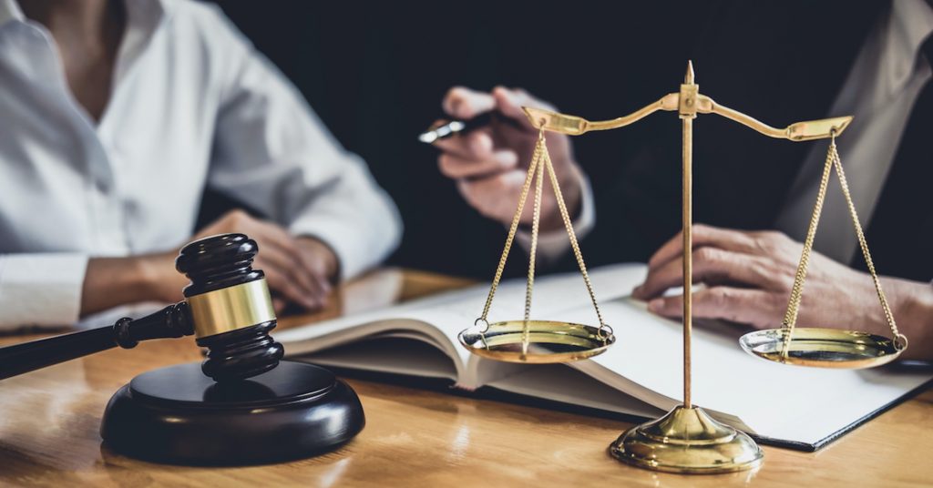 lawyer and client