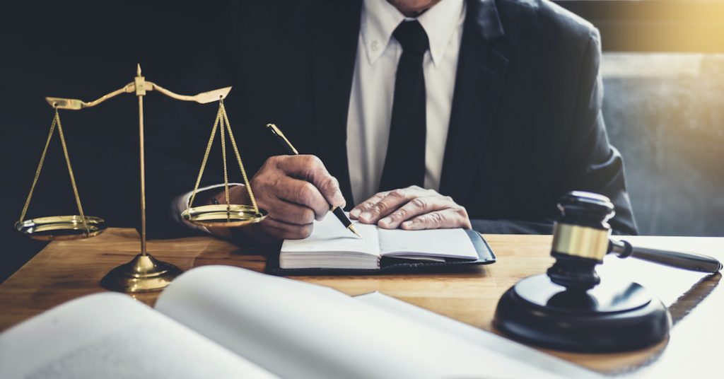 lawyer working