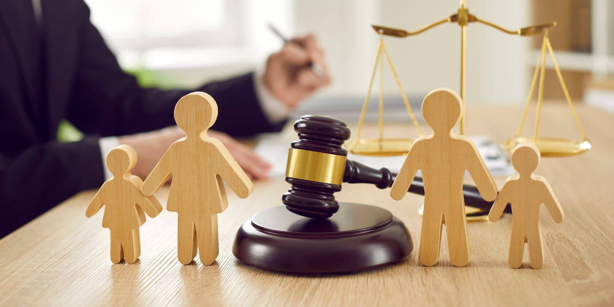 Paper cut out of family