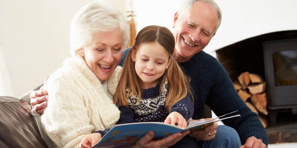 Grandparents and children