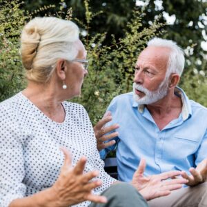 gray divorce in New Jersey - older couple separating