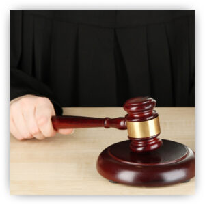 court hearing about visitation order violation
