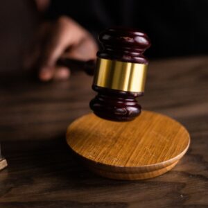 family law litigation - judge with gavel