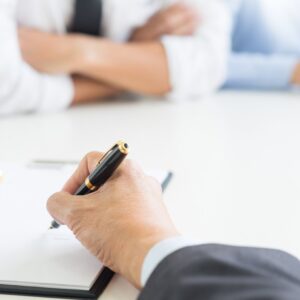 family lawyer drafting prenuptial agreement