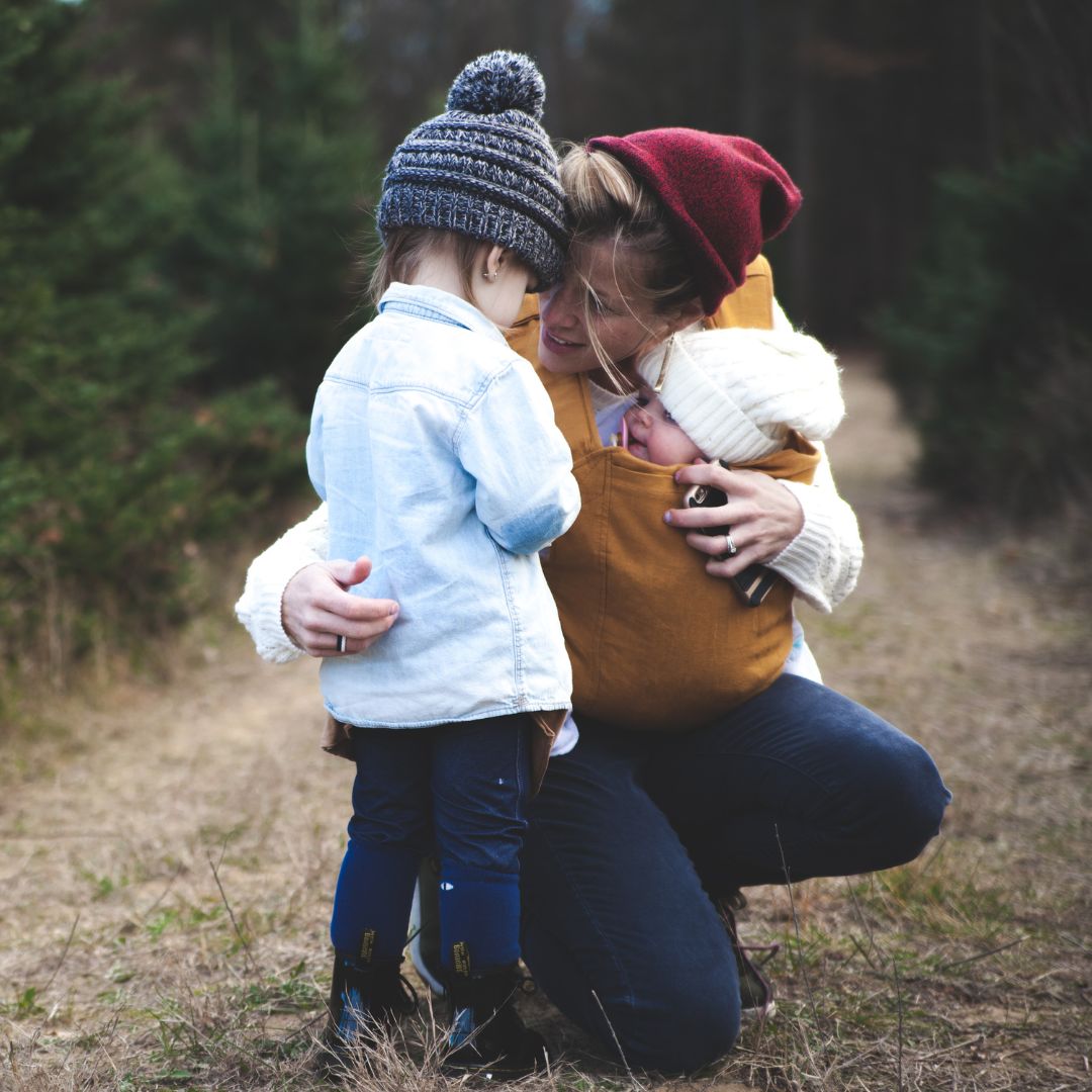 family hugging