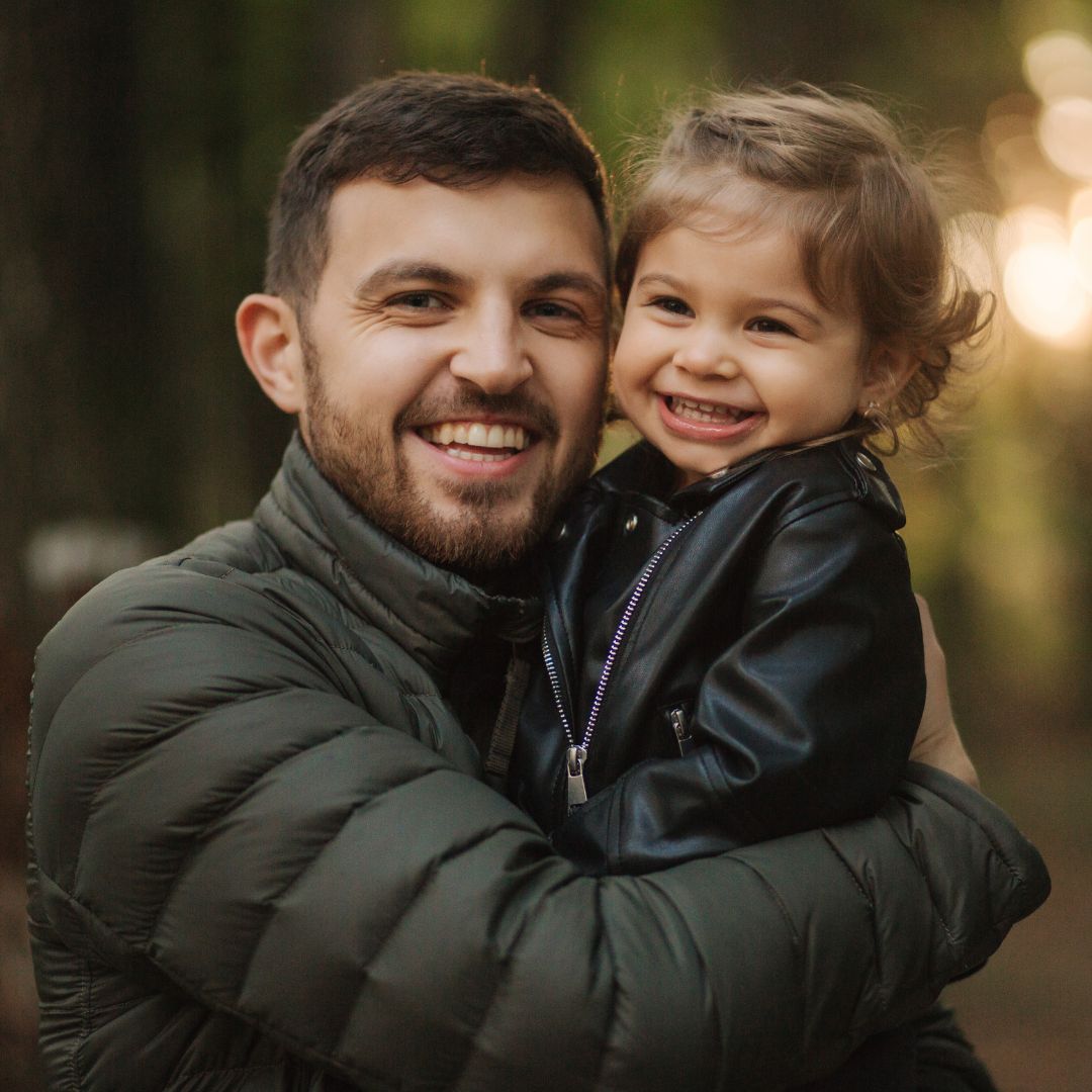 dad spending time with his child